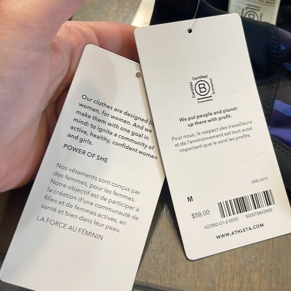 NWT Athleta camo Bikini size medium - Picture 8 of 8